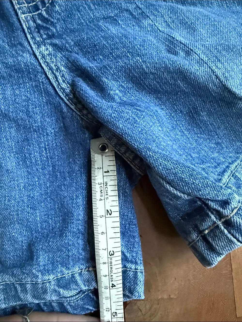 Tommy Hilfiger Blue Denim High-Rise Jean Shorts